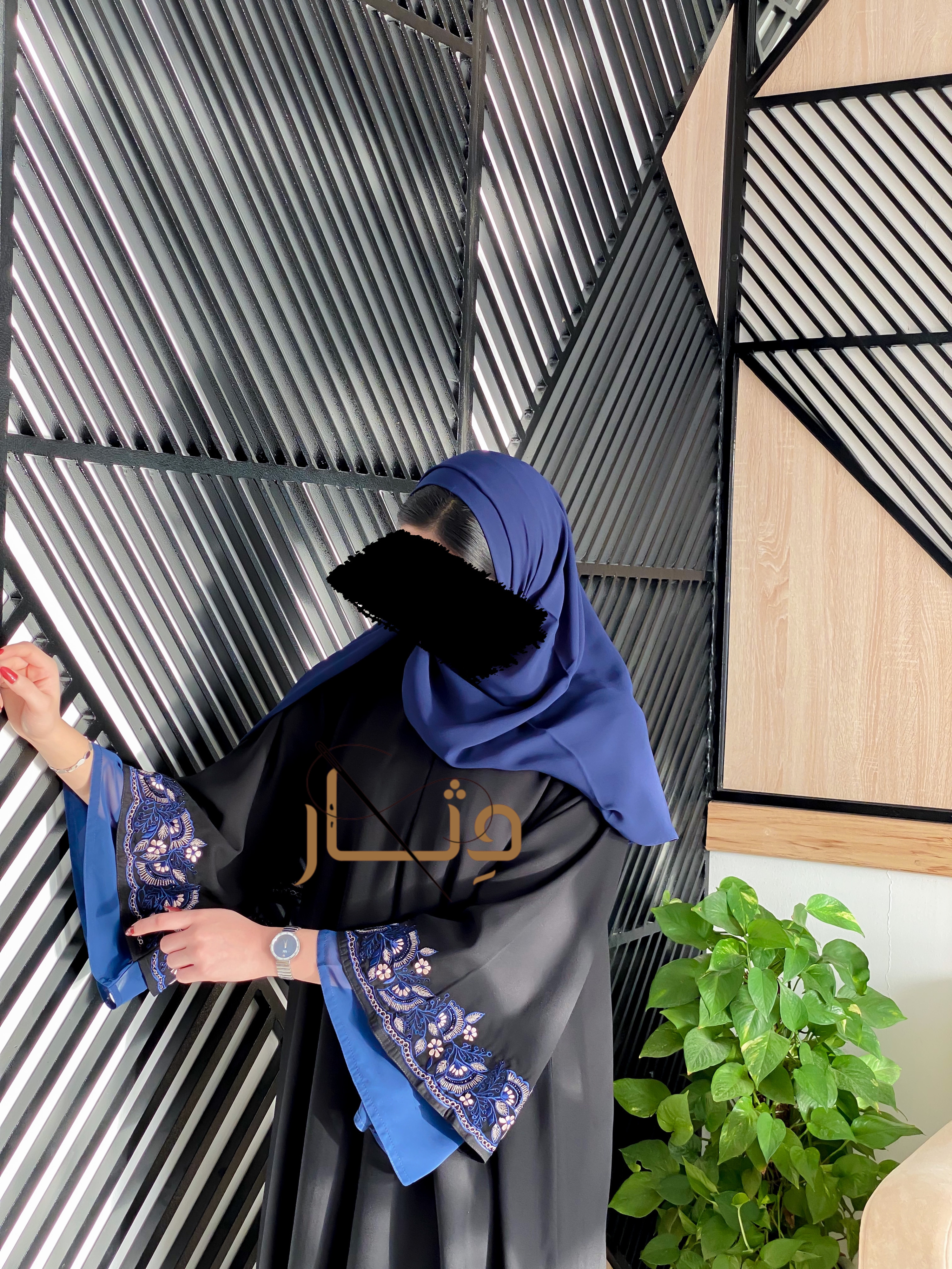 عباية تطريز 