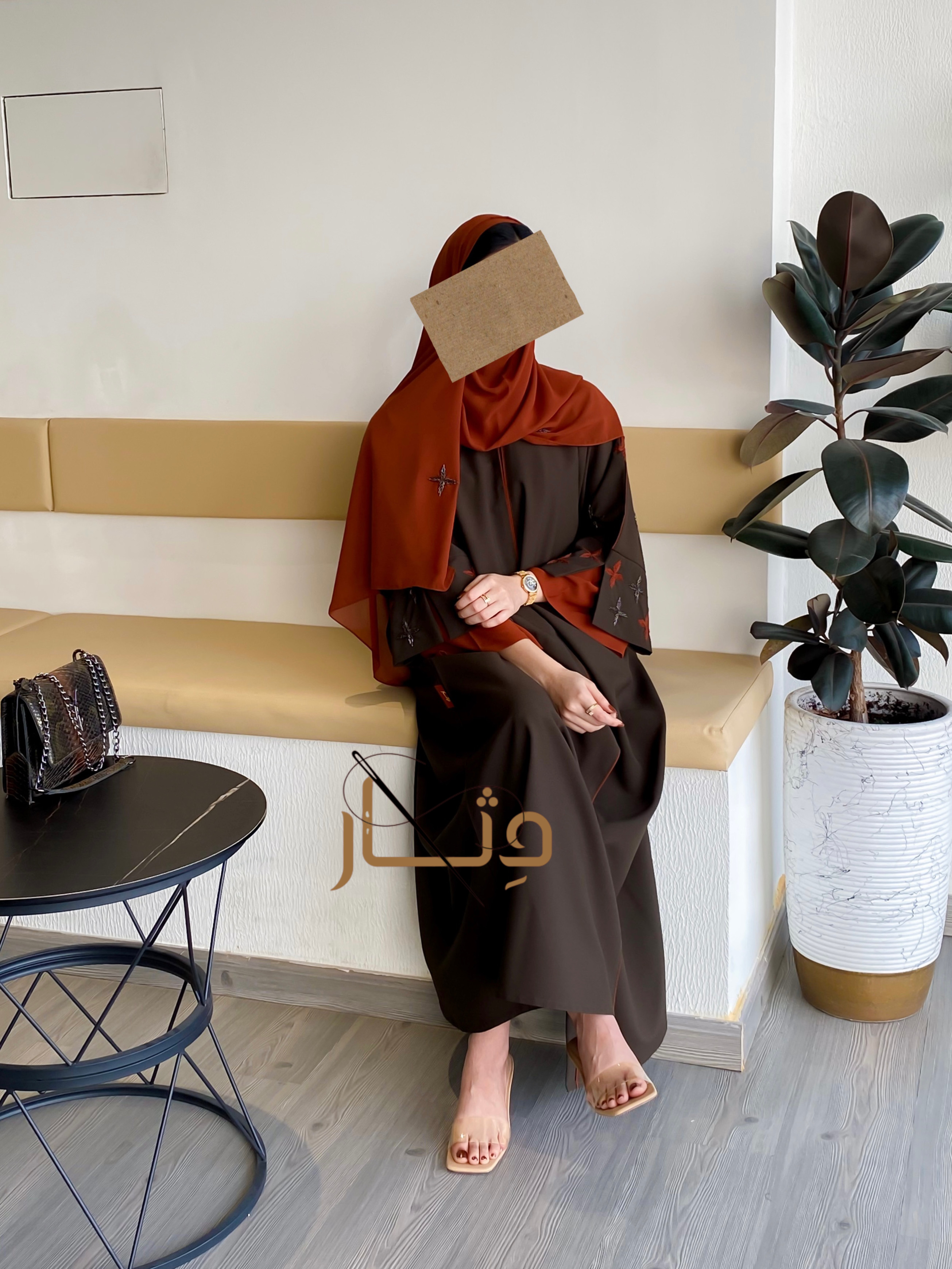 عباية ملونة عملية